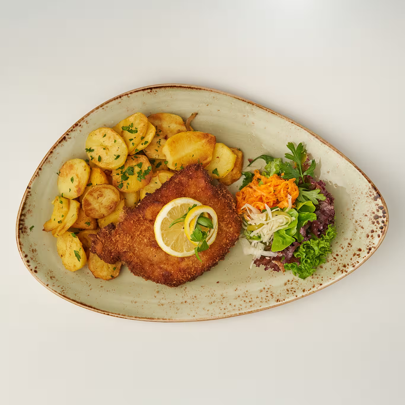 Paniertes Hühnerschnitzel